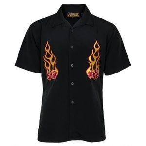 Men’s Flaming Dice Club Shirt